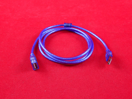 Кабель переходник USB 2.0 Type-A "папа" - USB 2.0 Type-A "мама"