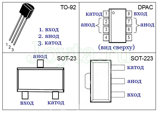 Lm431 схема включения